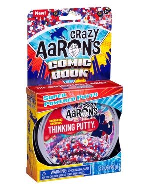 NWT Crazy Aarons Comic Book Thinking Putty